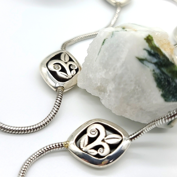 Brighton "EVE'S MAGIC" XL Layering Necklace w/ Abstract Diamond Stations - Picture 10 of 15